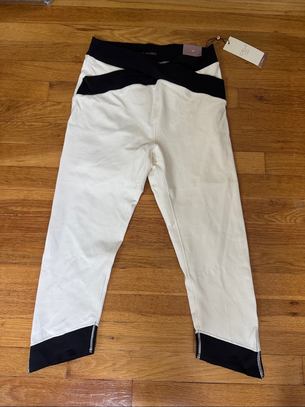NWT Calia Black & ivory Leggings